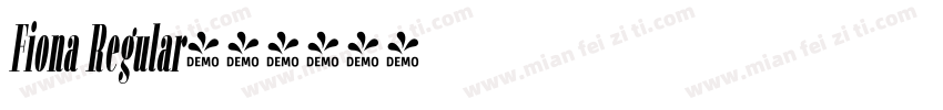 Fiona Regular字体转换